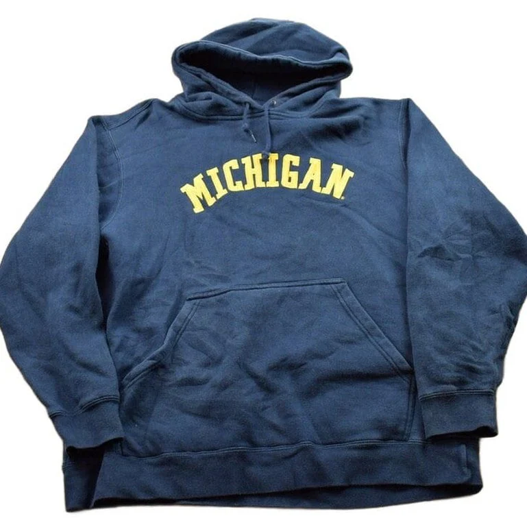 Vintage 1990s University Of Michigan State Collegiate Hoodie Men's Large