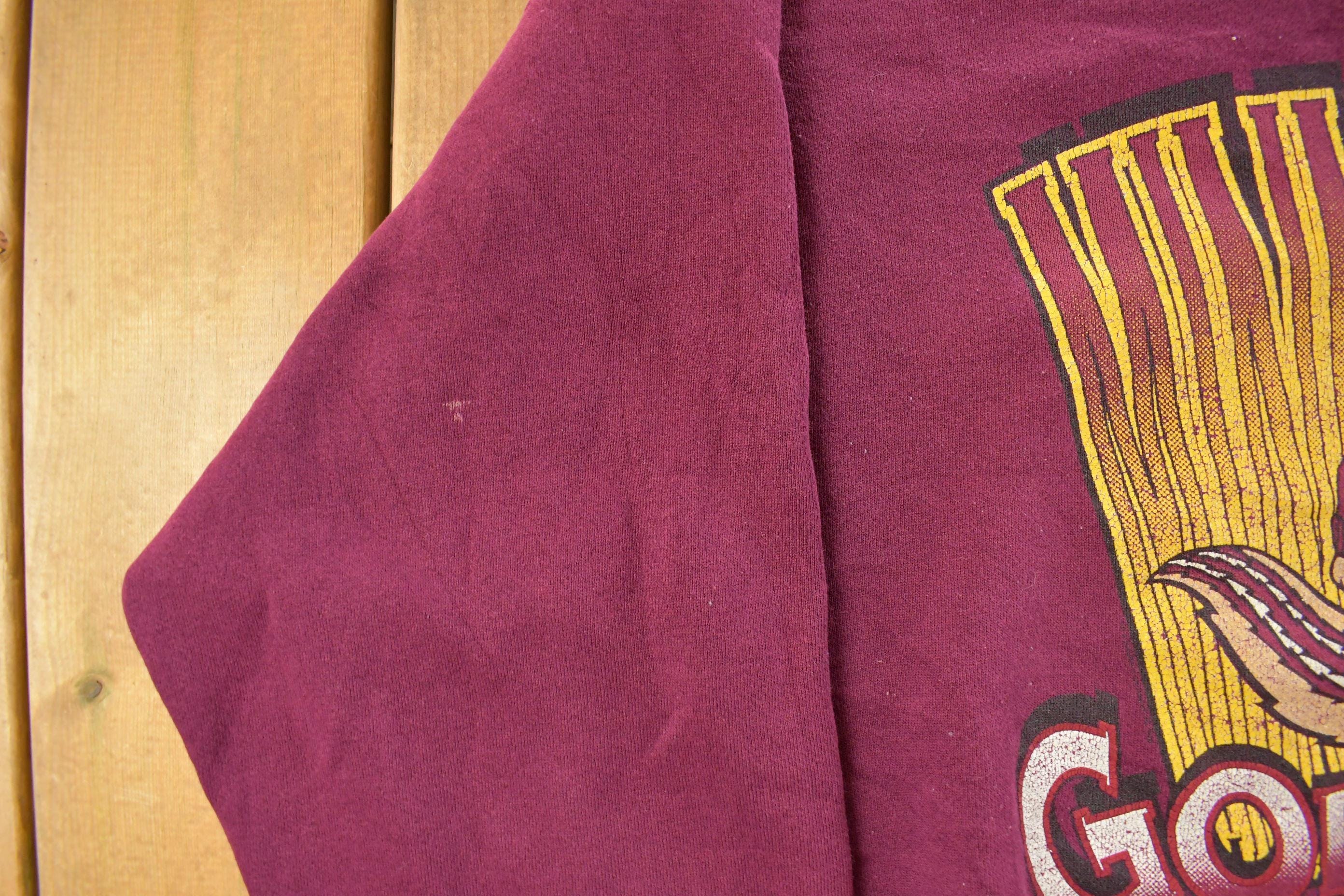 Vintage 1990s University of Minnesota Golden Gophers Crewneck Sweatshirt Men's 2XL - Image 5