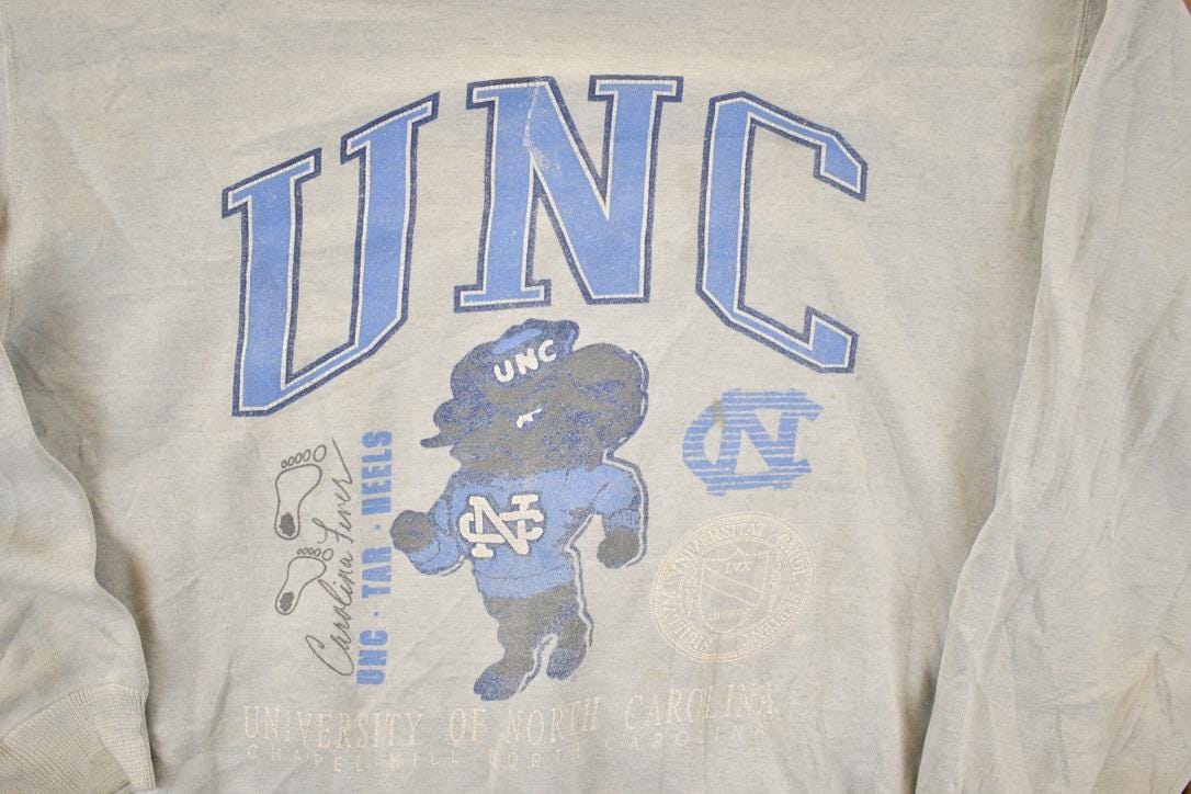 Vintage 1990s University Of North Carolina Tar Heels Crewneck Sweatshirt Men's L - Image 3