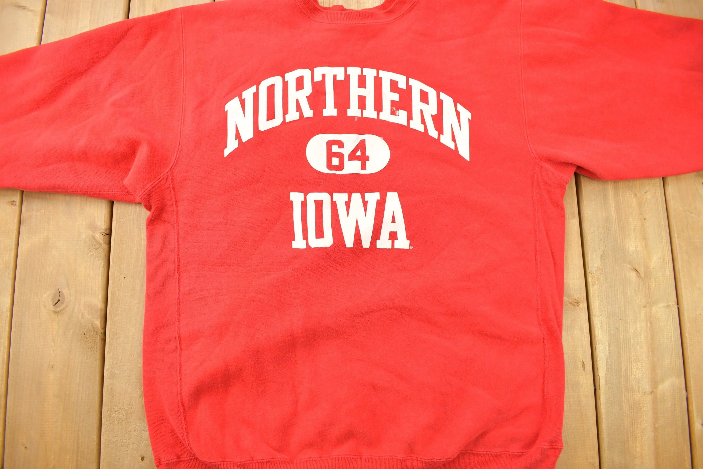Vintage 1990s University of Northern Iowa Champion Reverse Weave Collegiate Crewneck Men's 3XL - Image 3