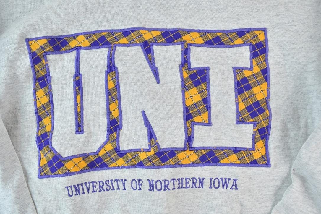 Vintage 1990s University Of Northern Iowa Crewneck Sweater Men's XL - Image 3