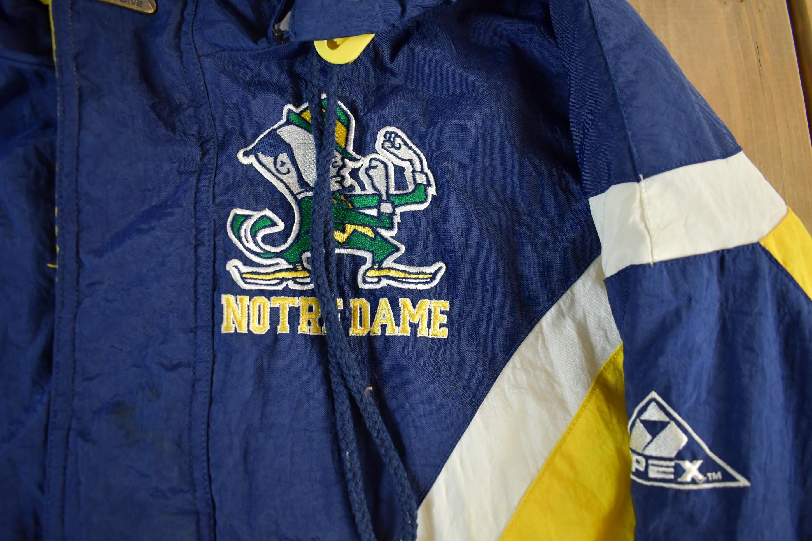 Vintage 1990s University of Notre Dame Fighting Irish Collegiate Jacket Men's M-L - Image 3