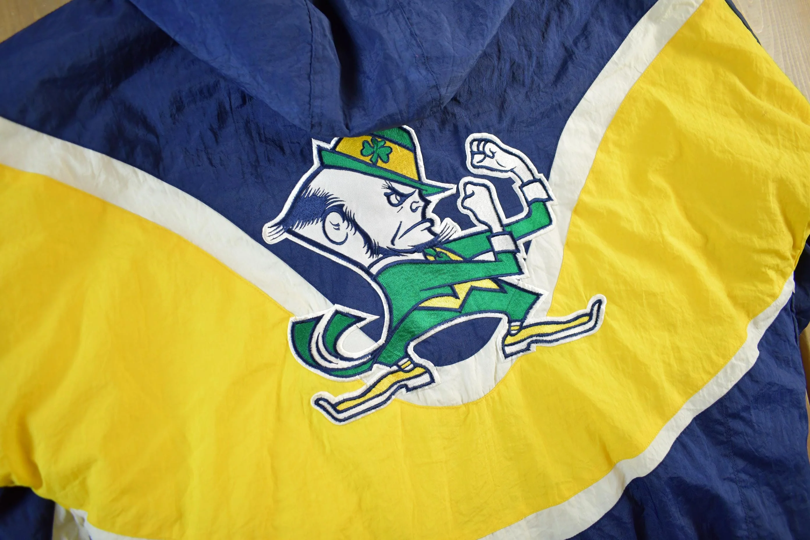 Vintage 1990s University of Notre Dame Fighting Irish Collegiate Jacket Men's M-L - Image 8