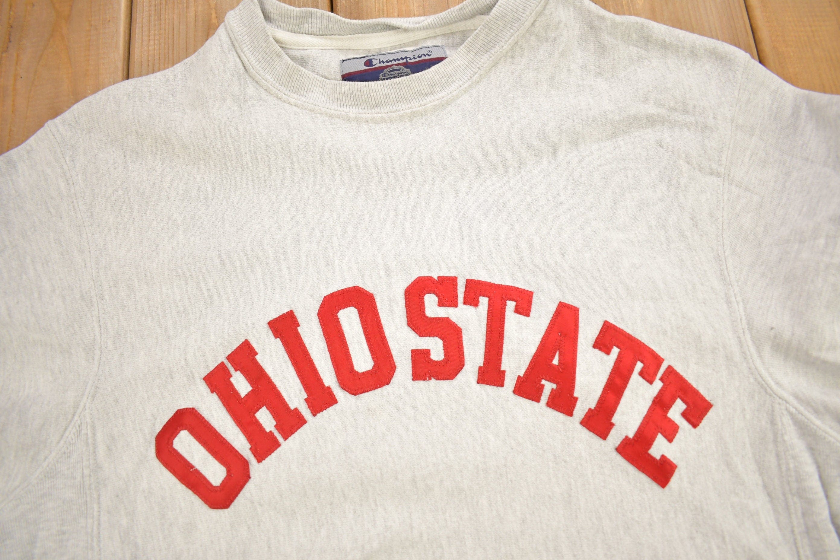 Vintage 1990s University of Ohio State Champion Reverse Weave Crewneck Men's Medium - Image 3