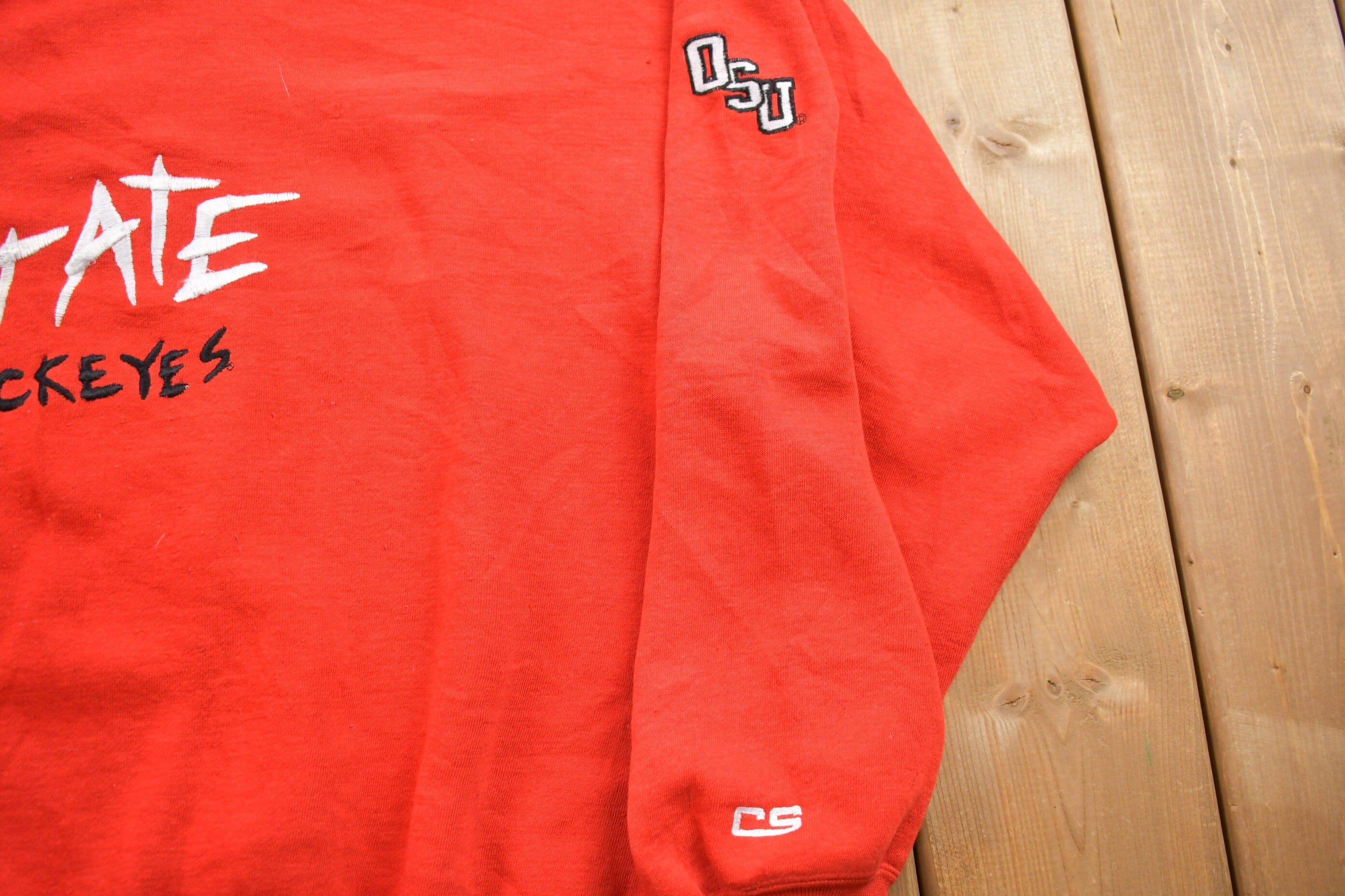 Vintage 1990s University Of Ohio State Collegiate Crewneck Men's XL - Image 5