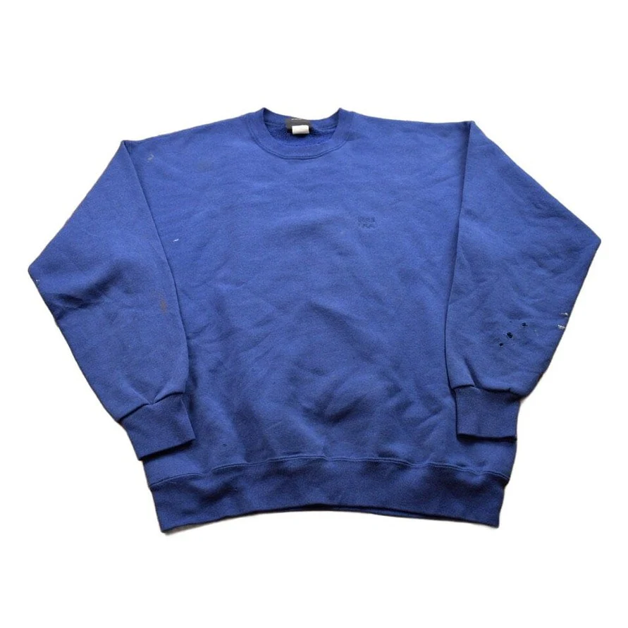 Vintage 1990s USA Olympic Blank Navy Blue Crewneck Sweatshirt