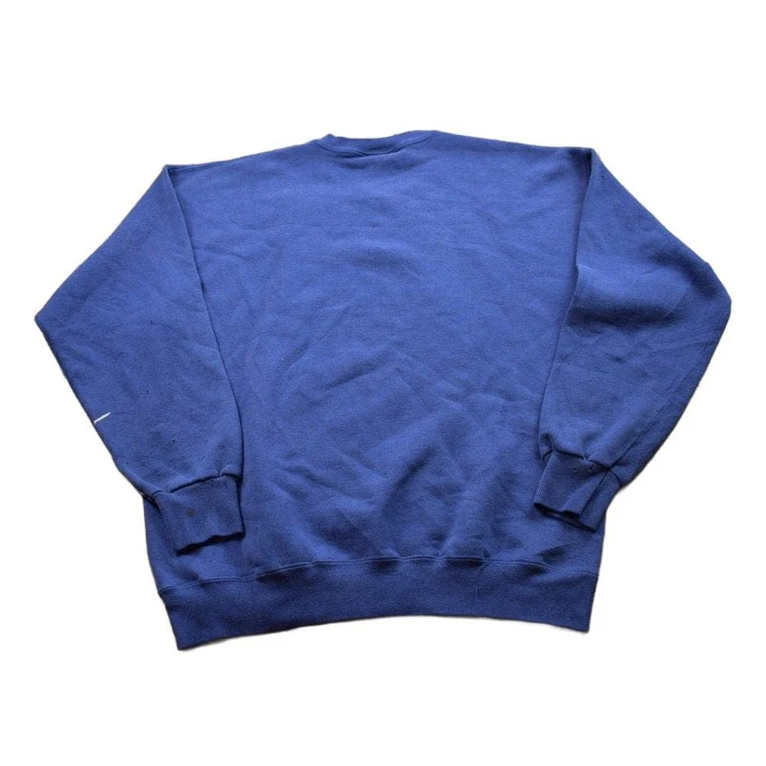 Vintage 1990s USA Olympic Blank Navy Blue Crewneck Sweatshirt - Image 2