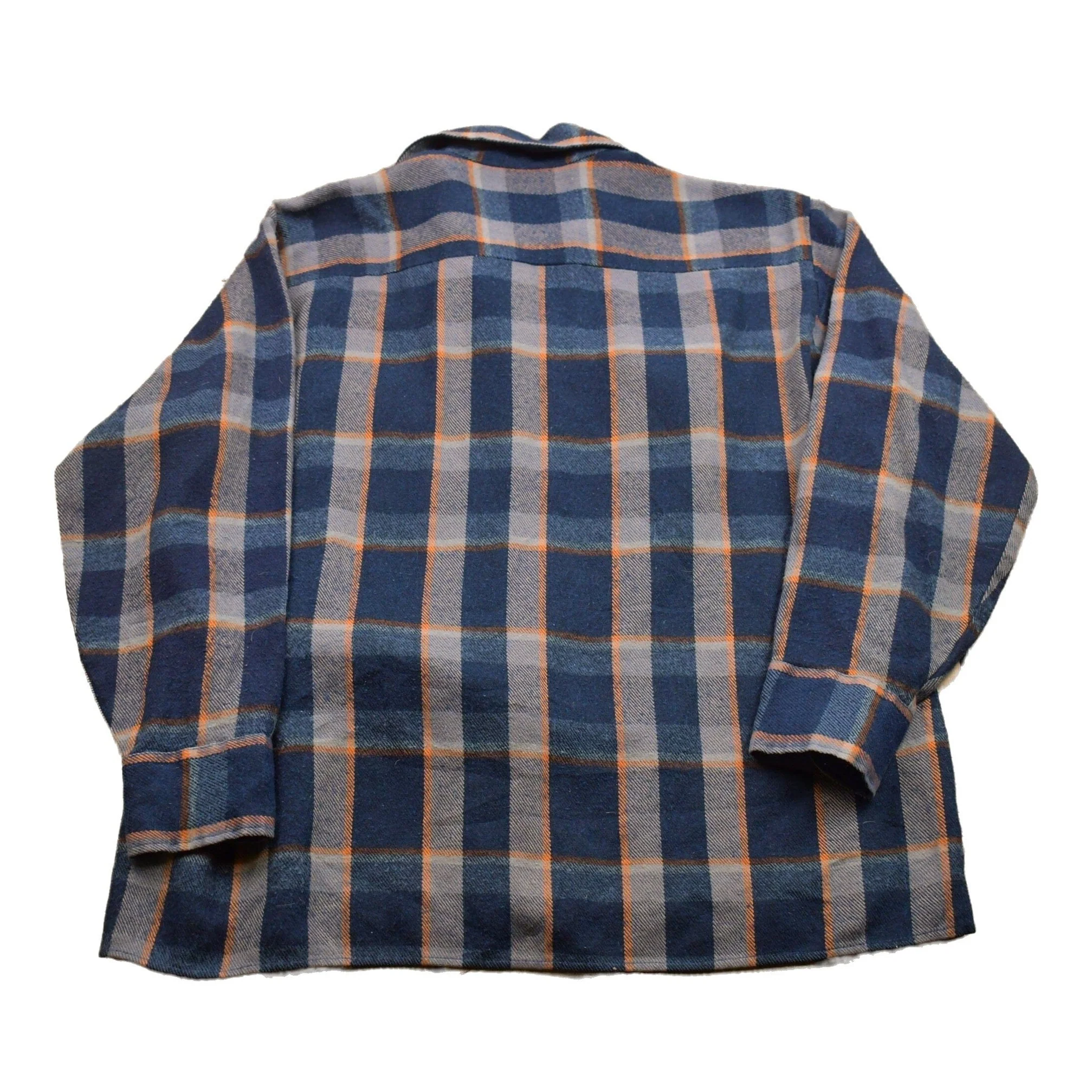 Vintage 1990s Van Heusen Plaid Lined Button Up Shirt Men's XL - Image 2