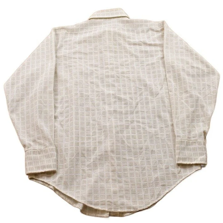 Vintage 1990s Van Heusen Vanknit Button Up Shirt Men's Medium - Image 2