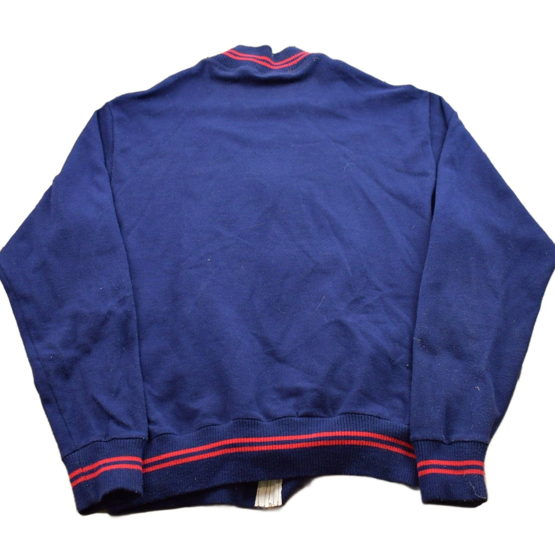Vintage 1990s Veneto Zip Up Track Sweatshirt Men's Large - Image 2