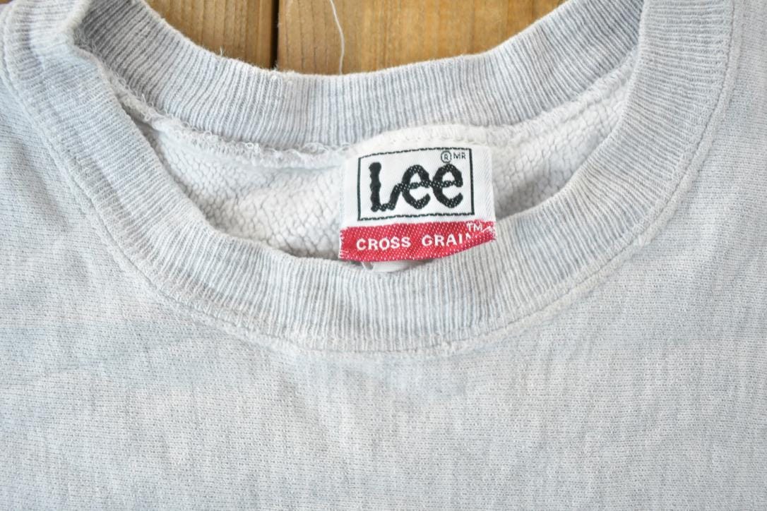 Vintage 1990s Vikings Basketball Lee Cross Grain Souvenir Crewneck Sweatshirt Made In USA Men's Small - Image 3