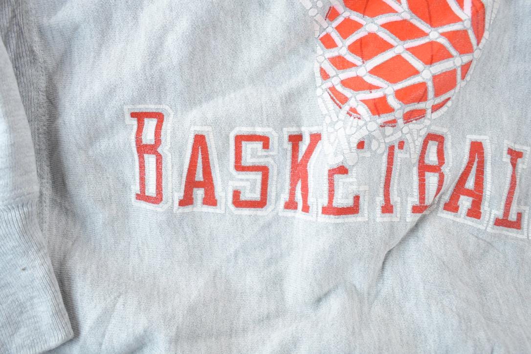 Vintage 1990s Vikings Basketball Lee Cross Grain Souvenir Crewneck Sweatshirt Made In USA Men's Small - Image 5