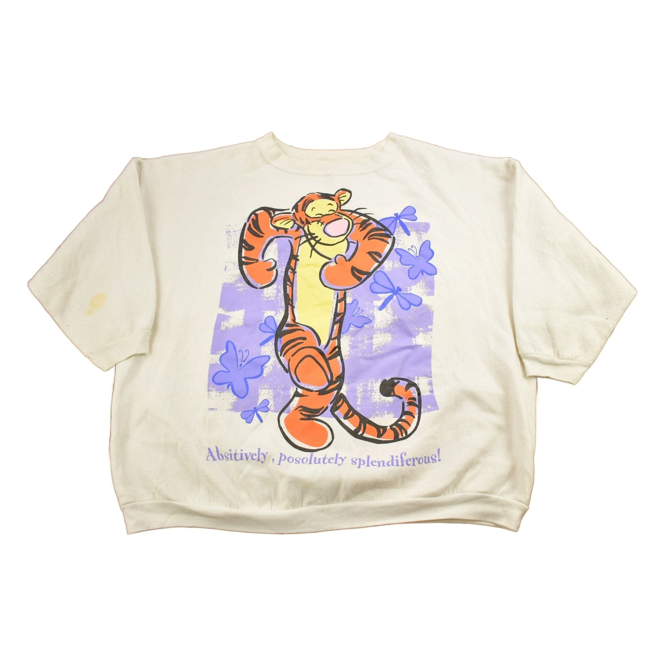Vintage 1990s Walt Disney Tigger Graphic Disney Crewneck Women's 3X