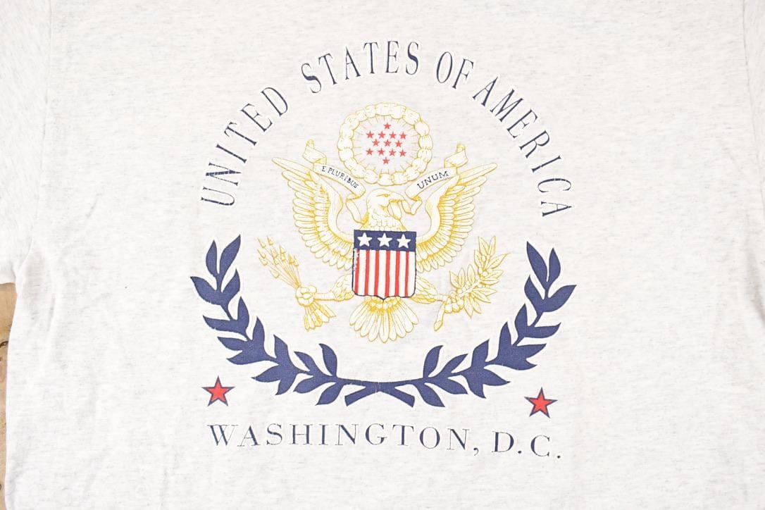 Vintage 1990s Washington USA Souvenir Travel T-Shirt Men's L - Image 3