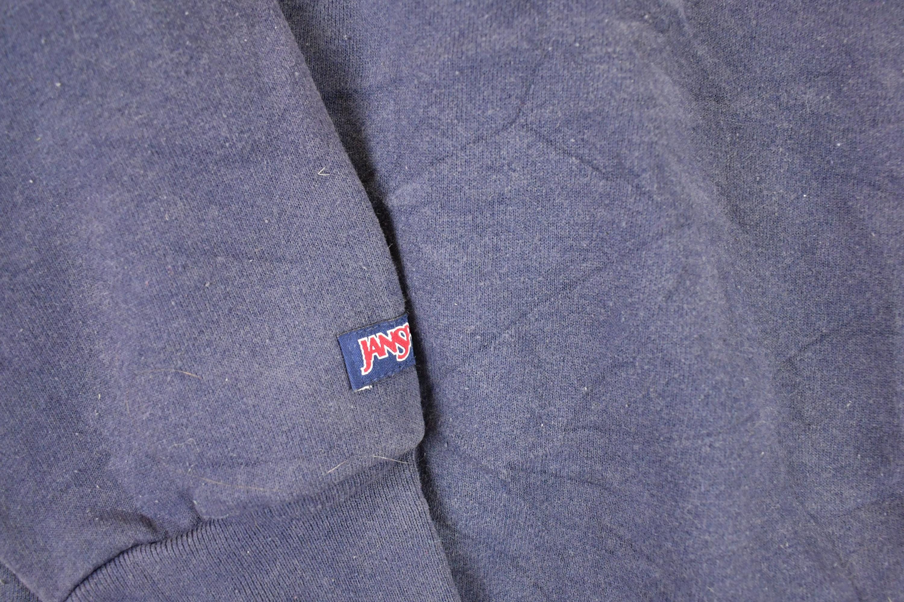 Vintage 1990s West Virginia University Crewneck Sweater Men's XL - Image 4