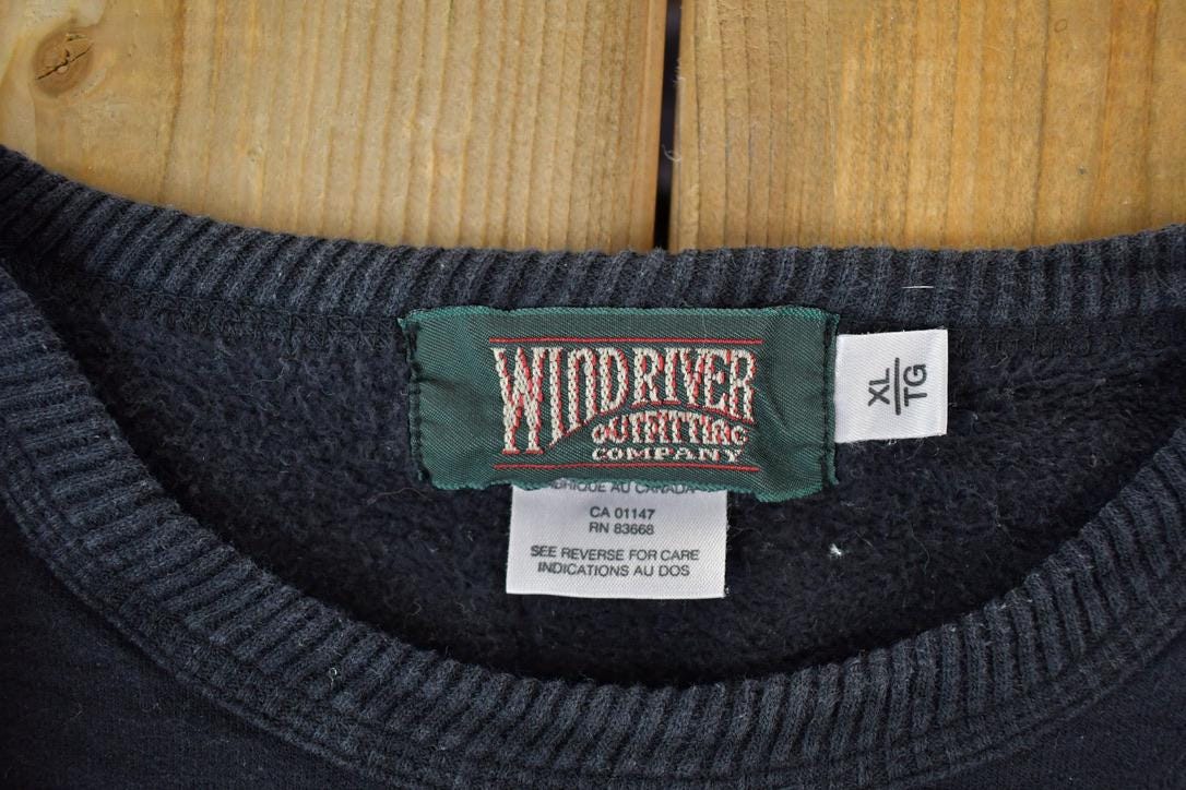 Vintage 1990s Windriver Outdoorsman Crewneck Sweatshirt Men's XL - Image 3