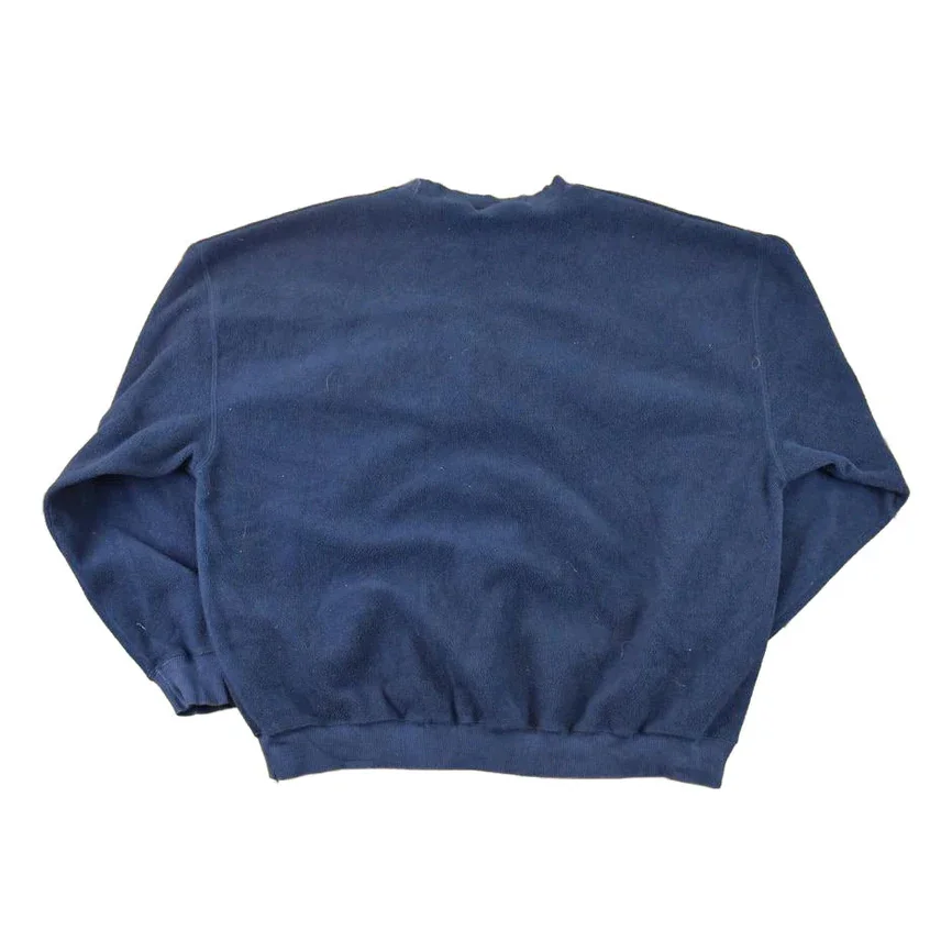 Vintage 1990s Winnie The Pooh And Friends Embroidered Fleece Disney Crewneck Sweater Men's XL - Image 2