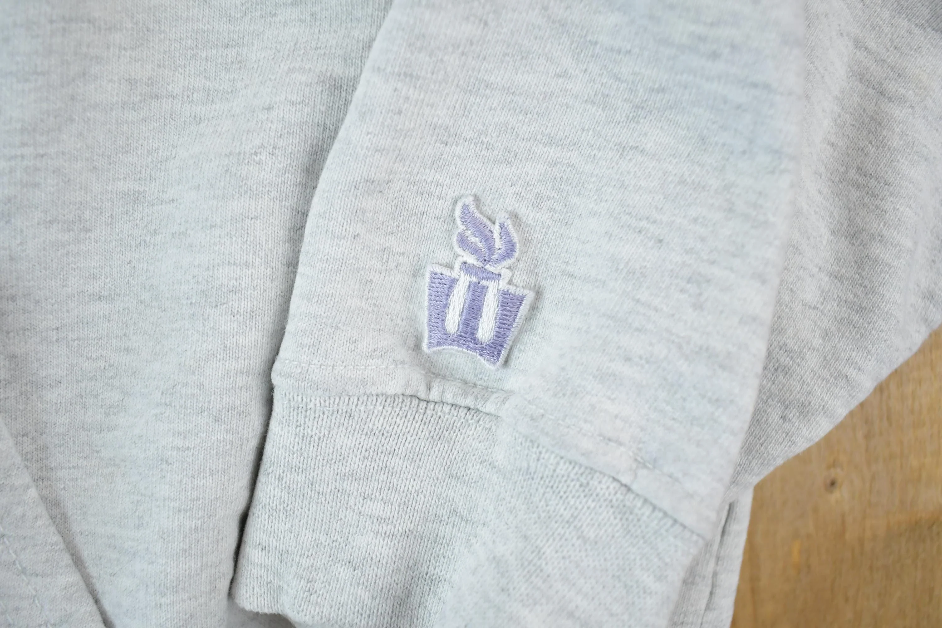 Vintage 1990s Winona State University Collegiate The Cotton Exchange Heavyweight Hoodie Men's Large - Image 5