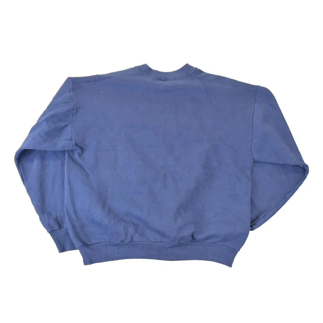 Vintage 1990s Winter Cardinal Embroidered Crewneck Sweatshirt Mens L - Image 2