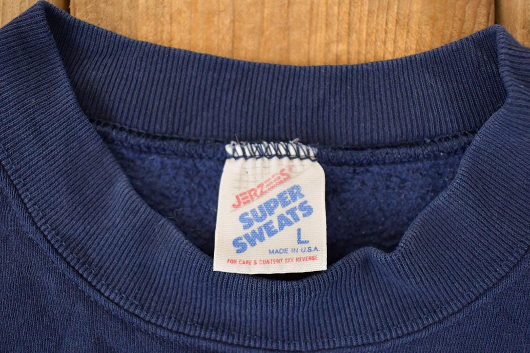 Vintage 1990s Wisconsin Dells Embroidered Sun Crewneck Sweatshirt Men's L - Image 4