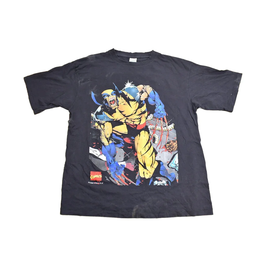 Vintage 1990s Wolverine X-Men Marvel Comics T-shirt