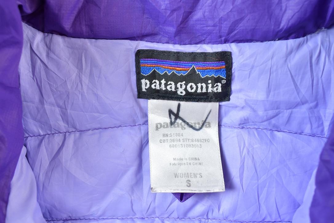 Vintage 1990s Womens Patagonia Zip Up Light Puffer Windbreaker Jacket Women's S - Image 3