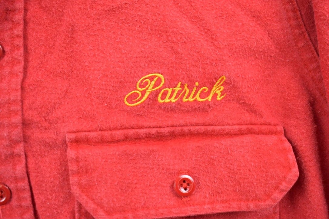 Vintage 1990s Woolrich Northland Fishing Tackle Button Up Shirt Men's Large - Image 5
