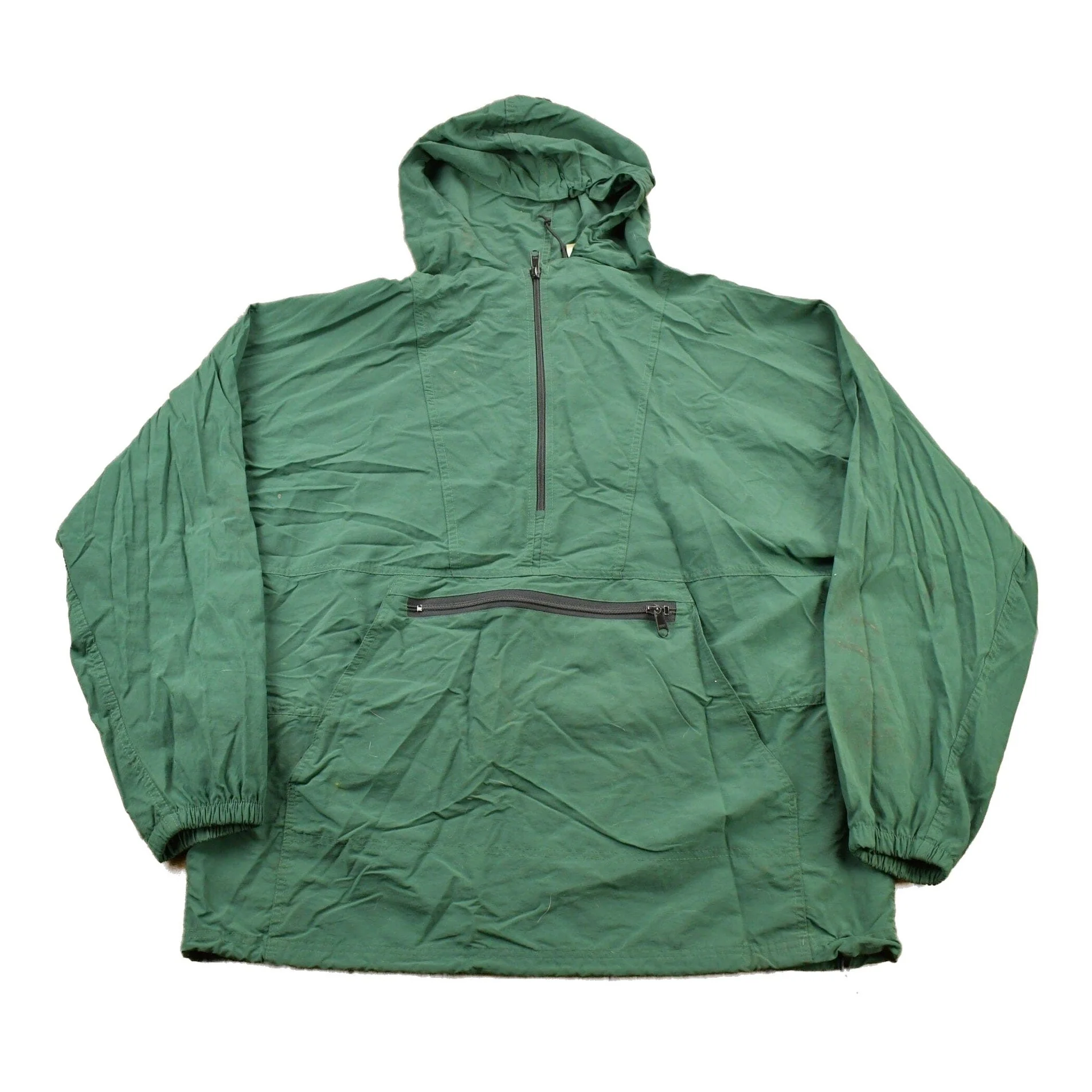 Vintage 1990s Woolrich Quarter Zip Windbreaker Jacket Men's Large