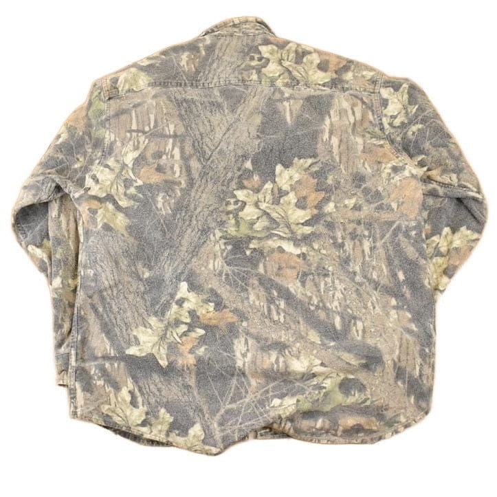 Vintage 1990s Woolrich Realtree Flannel Outdoorsman Button Up Shirt Men's M - Image 2