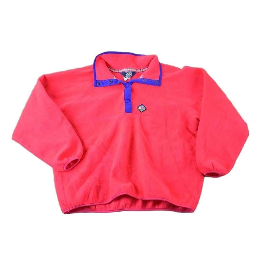 Vintage 1990s Woolrich Sigmet Gear Fleece Outdoorsman Sweater Men's XL
