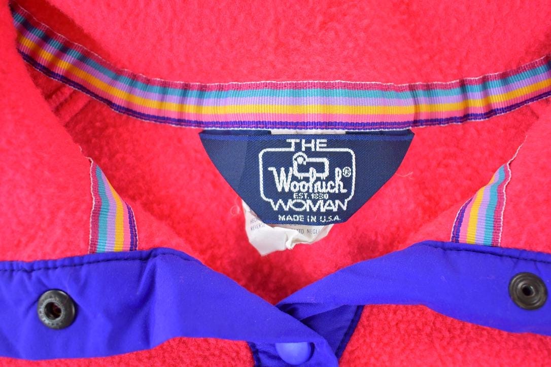 Vintage 1990s Woolrich Sigmet Gear Fleece Outdoorsman Sweater Men's XL - Image 4