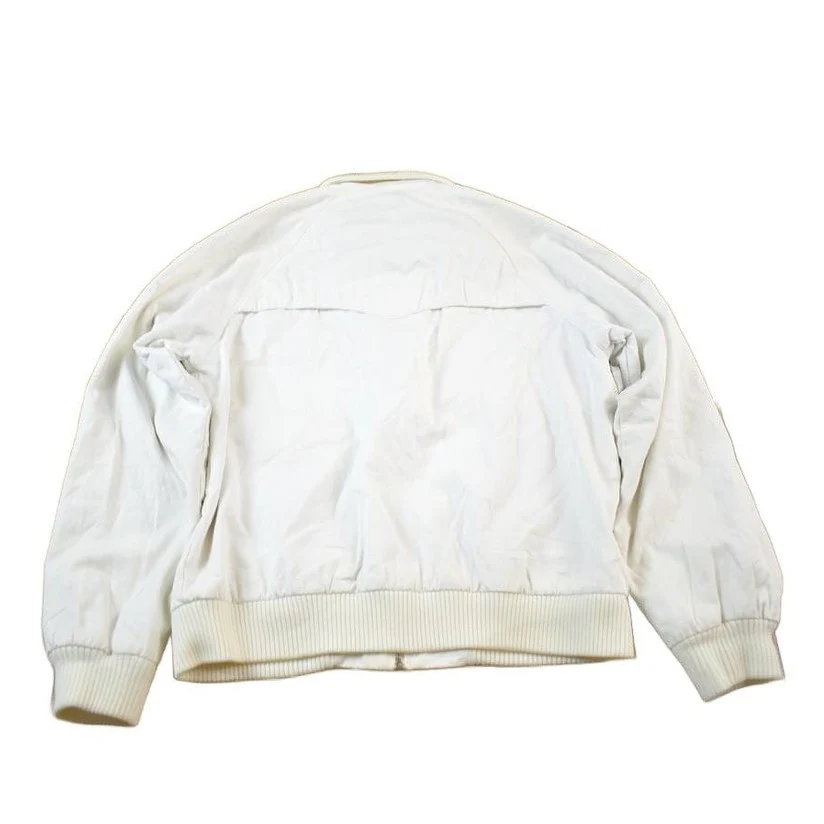 Vintage 1990s Woolrich White Plaid Lined Light Jacket Men's S - Image 2