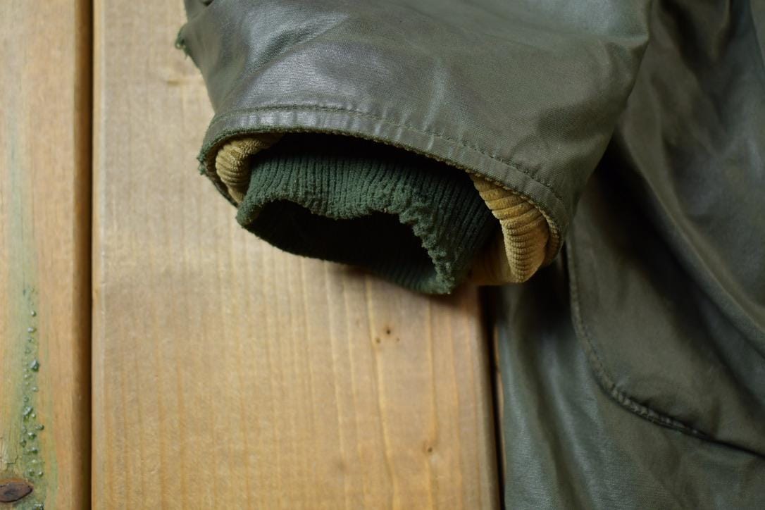 Vintage 1990s Woolrich Wool Lined Nylon Jacket Made In USA Men's XL - Image 6