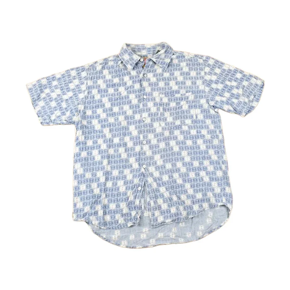 Vintage 1990s Wrangler Hero Silk Western Button Up Shirt Men's M