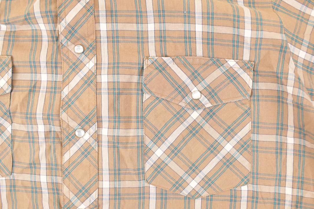 Vintage 1990s Wrangler Western Shirts Button Up Men's L - Image 3