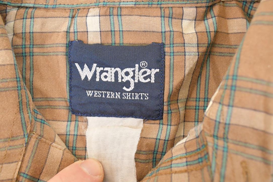 Vintage 1990s Wrangler Western Shirts Button Up Men's L - Image 4
