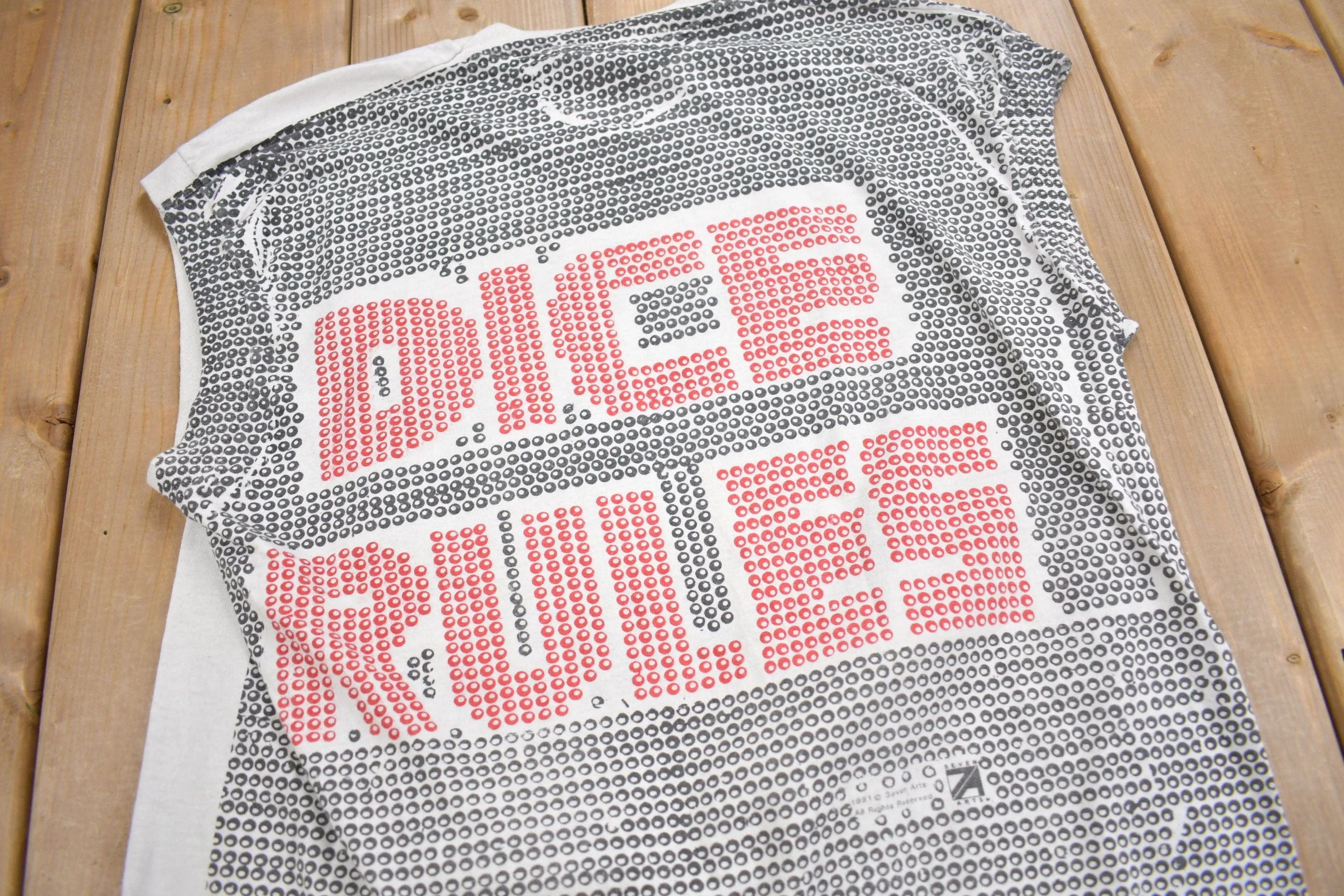Vintage 1991 Andrew Dice Clay Dice Rules Comedy Tour T-Shirt - Image 8