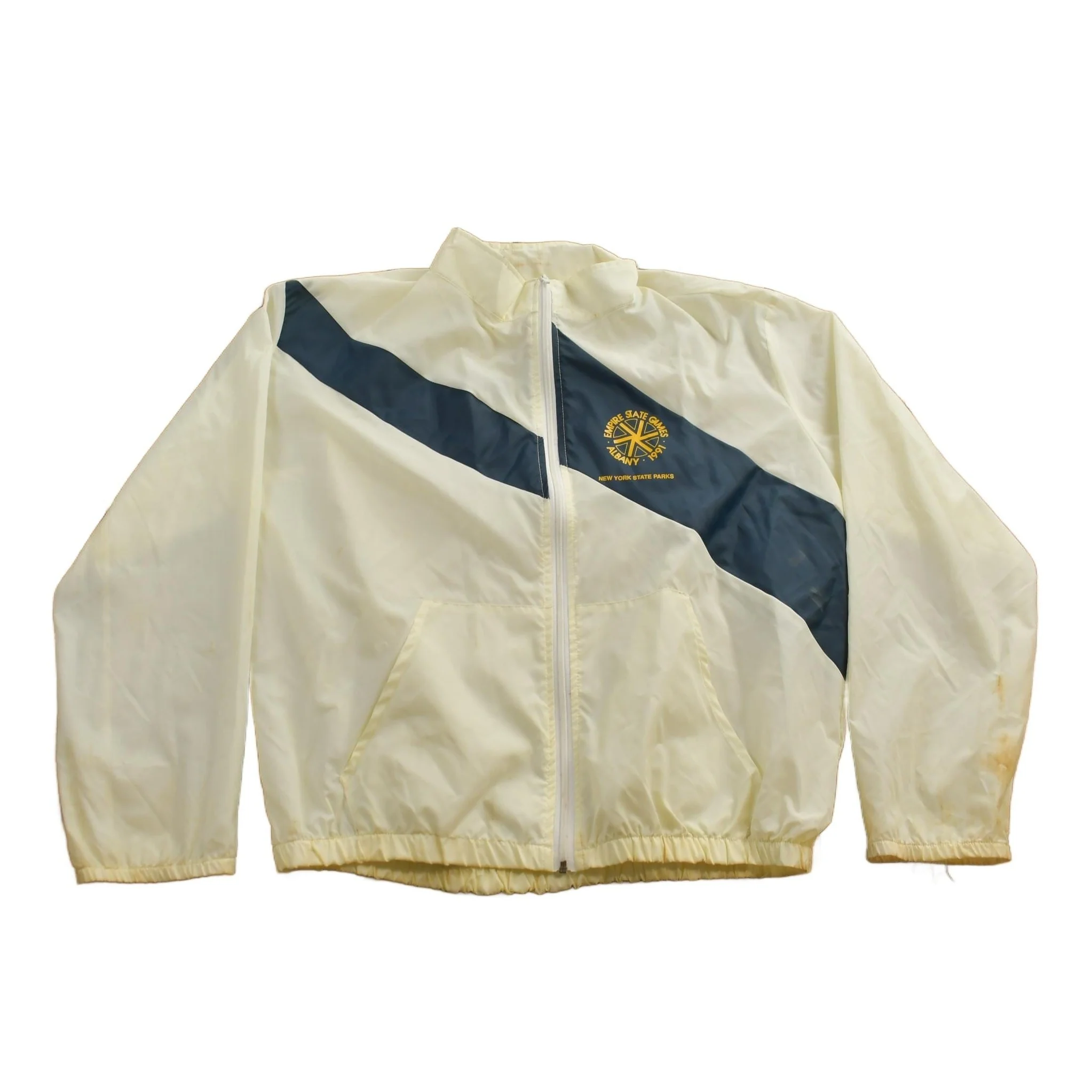 Vintage 1991 Empire State Games Albany Windbreaker Men's XL