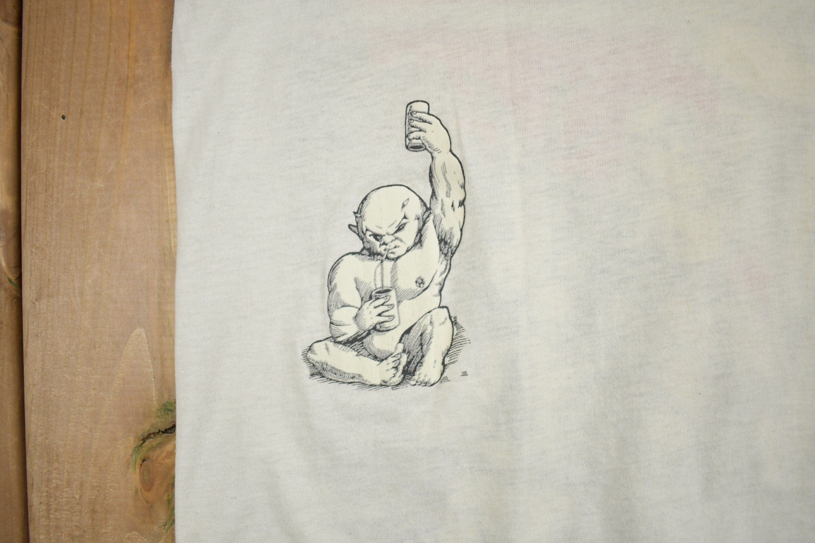 Vintage 1991 Ozzy Osbourne Cross Graphic T-Shirt Men's Medium - Image 8