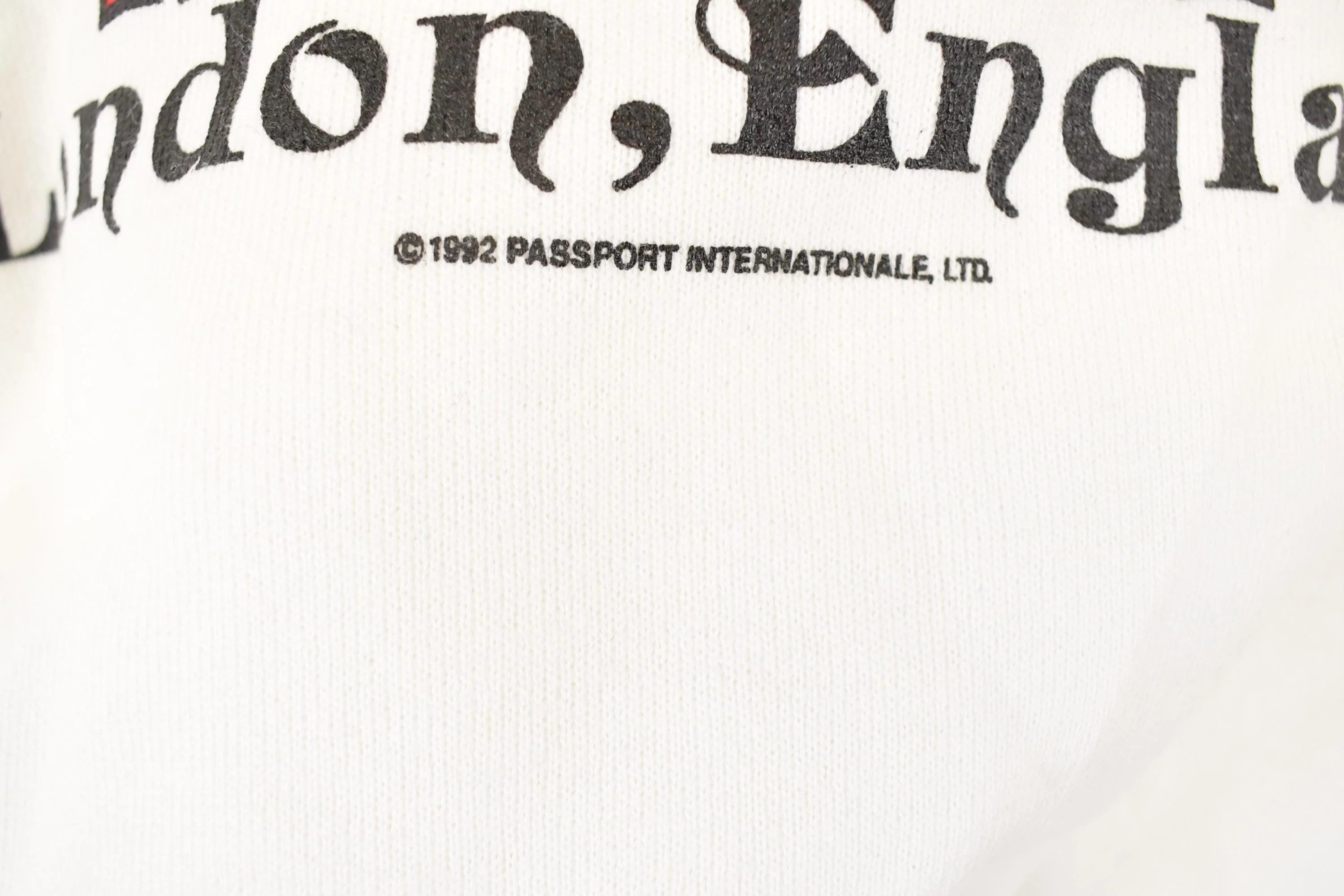 Vintage 1992 Jackson's Tavern London England Graphic Print Crewneck Sweatshirt Mens XL - Image 4