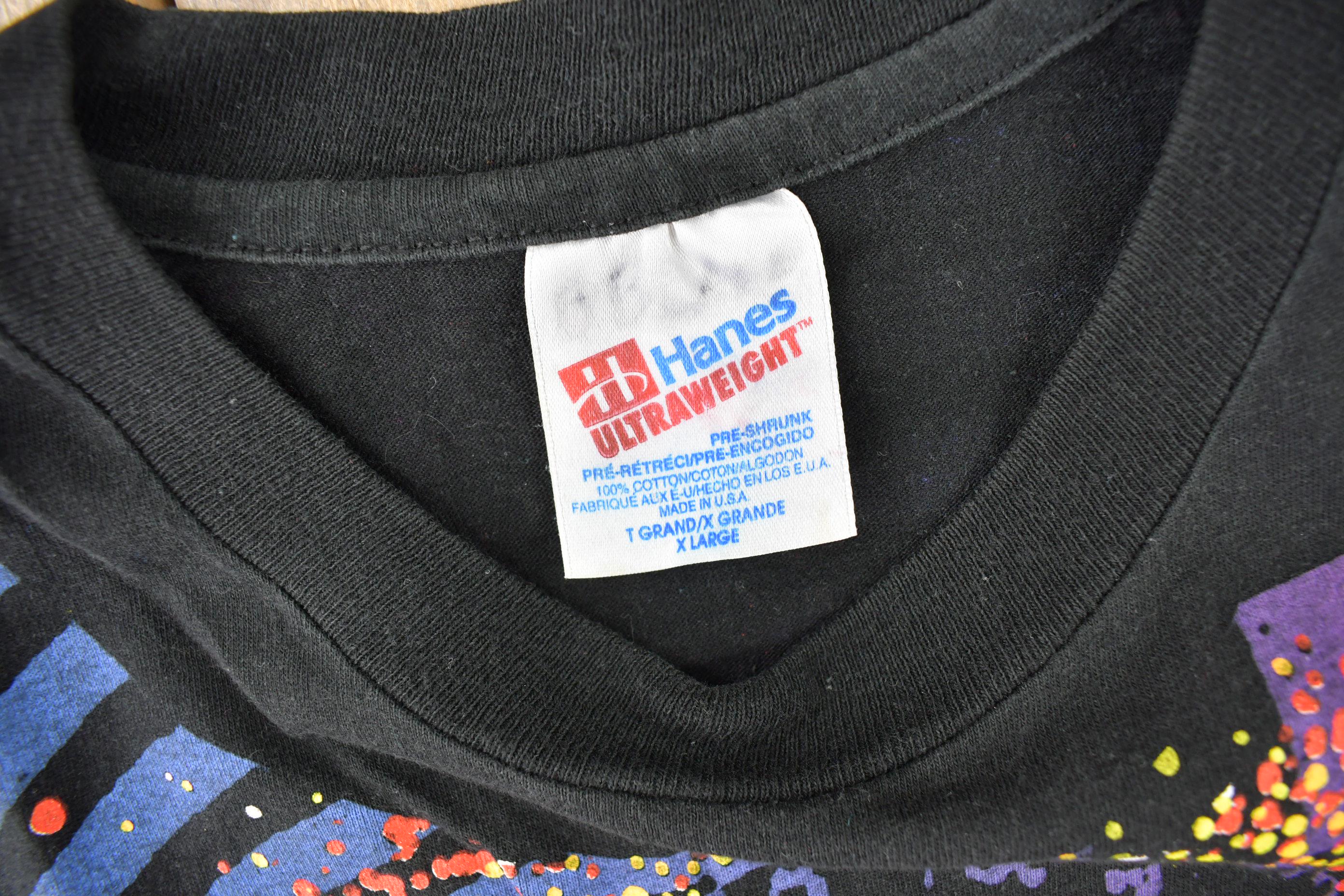 Vintage 1992 Jimi Hendrix Are You Experienced? All Over Print Single Stitch Band T-Shirt - Image 7