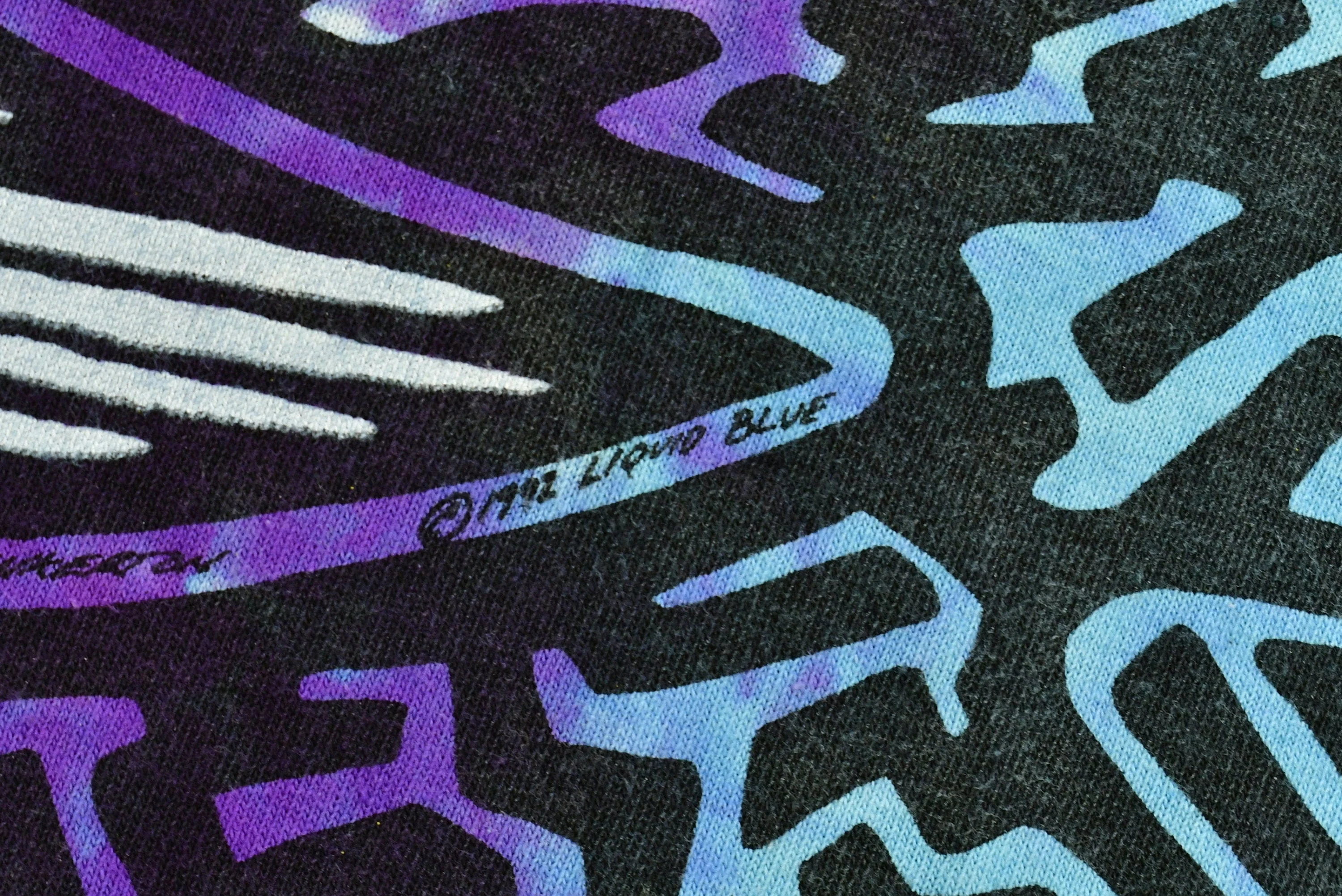 Vintage 1992 Liquid Blue Sun & Moon T Shirt - Image 7