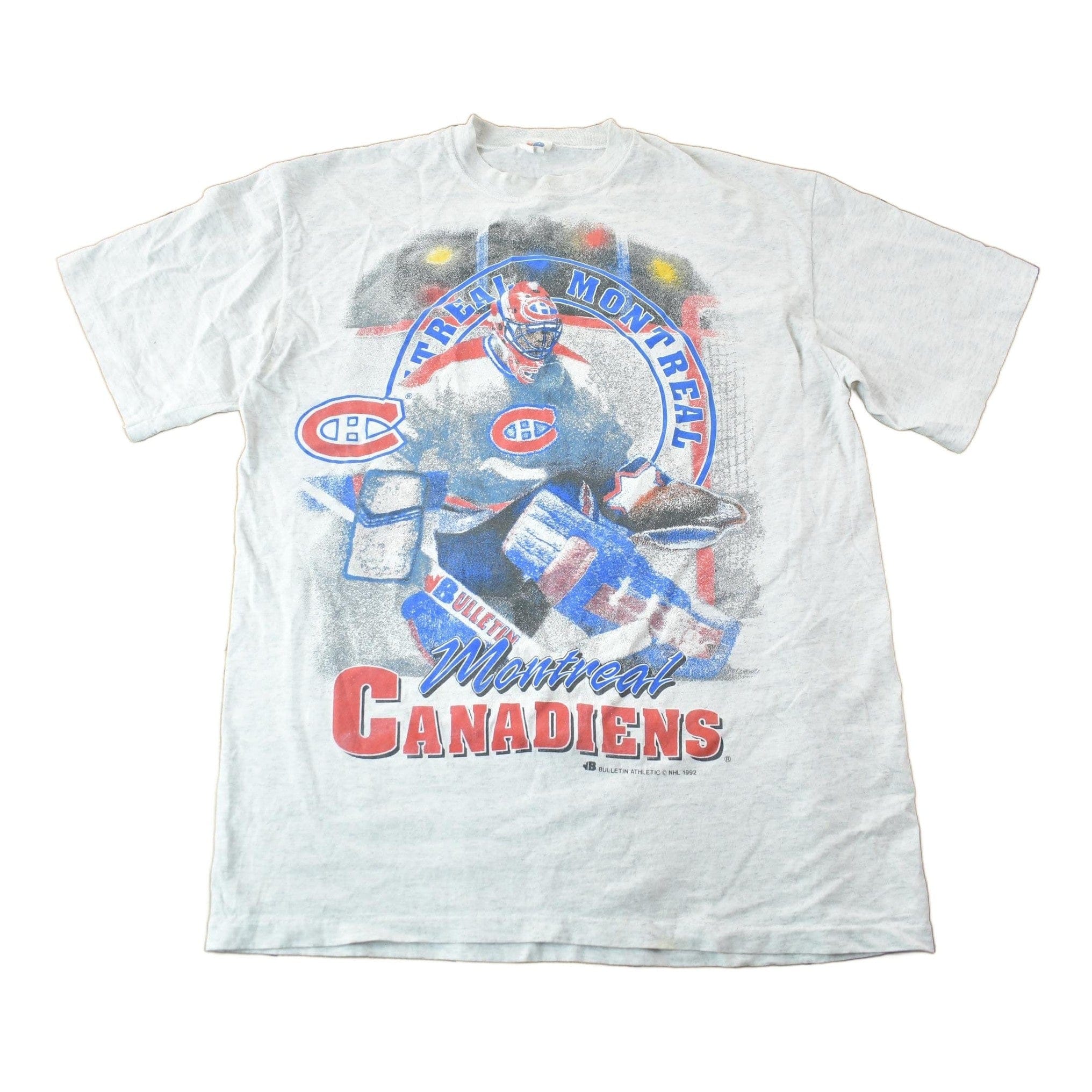 Vintage 1992 Montreal Canadiens NHL Graphic T-Shirt Men's Large