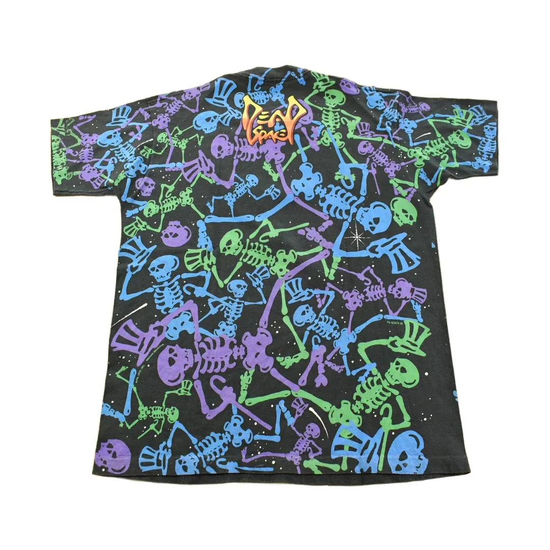 Vintage 1992 The Grateful Dead Dead Spaces All Over Print Graphic T-Shirt Men's XL - Image 2