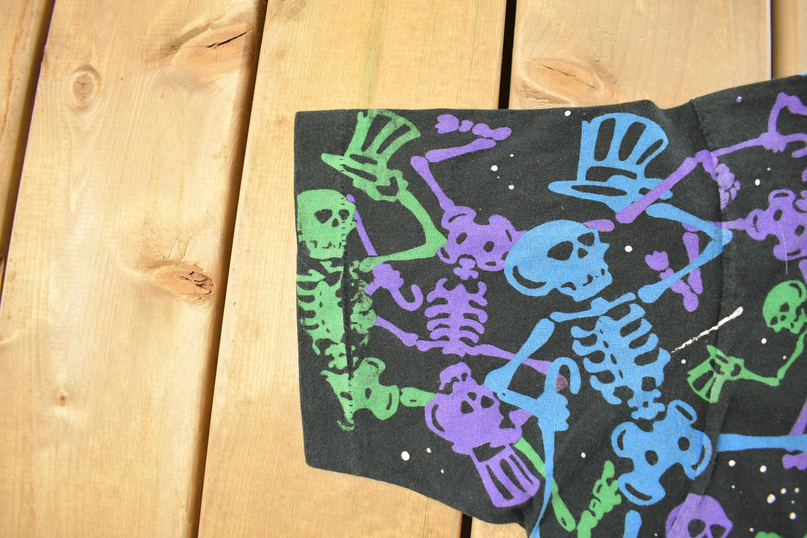Vintage 1992 The Grateful Dead Dead Spaces All Over Print Graphic T-Shirt Men's XL - Image 5