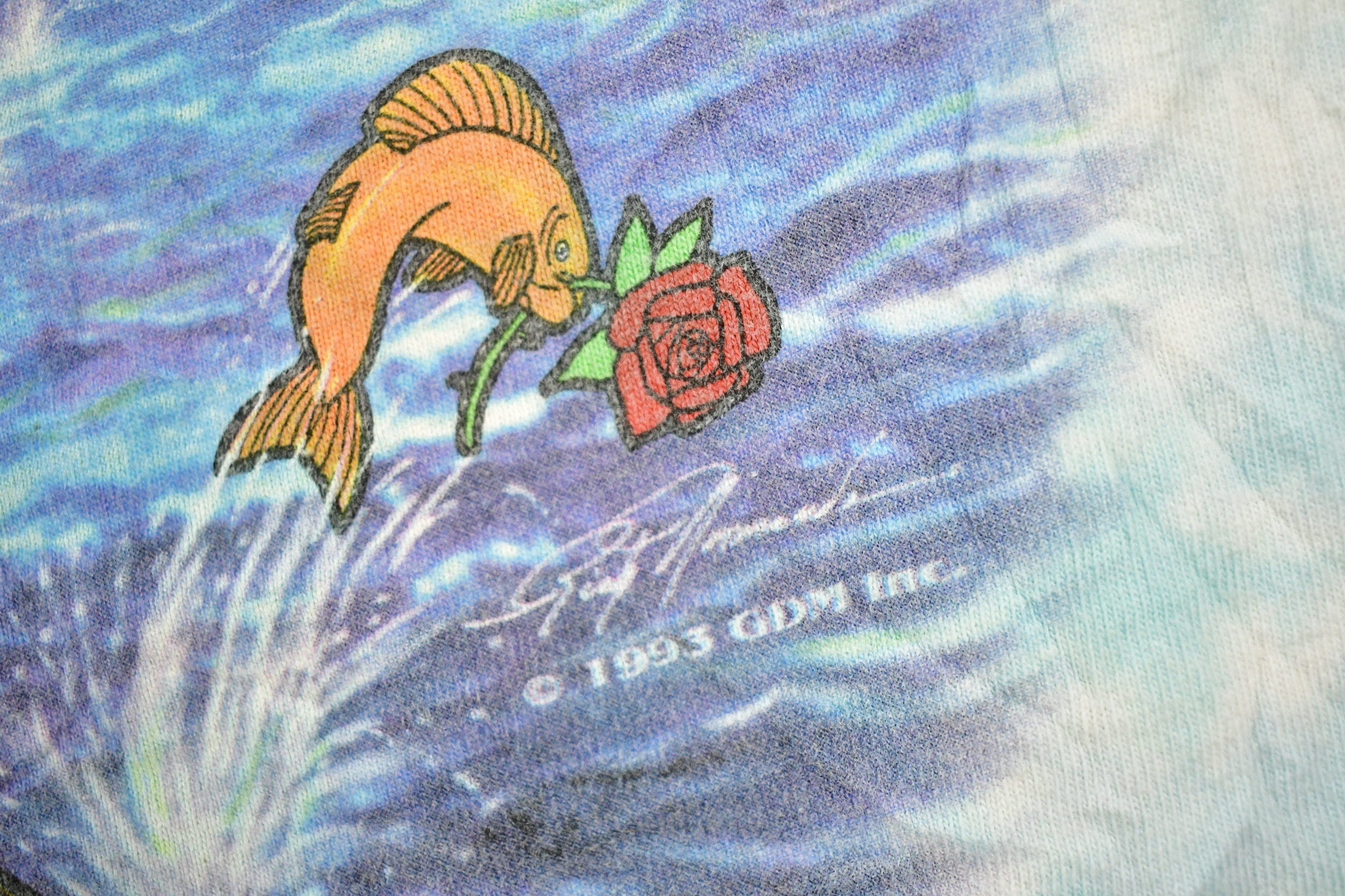Vintage 1993 Grateful Dead Ship Of Fools All Over Print Pirate T-shirt Men's Large - Image 4