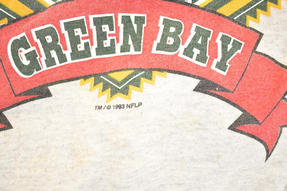 Vintage 1993 Green Bay Packers NFL Crewneck Sweatshirt Men's L - Image 4