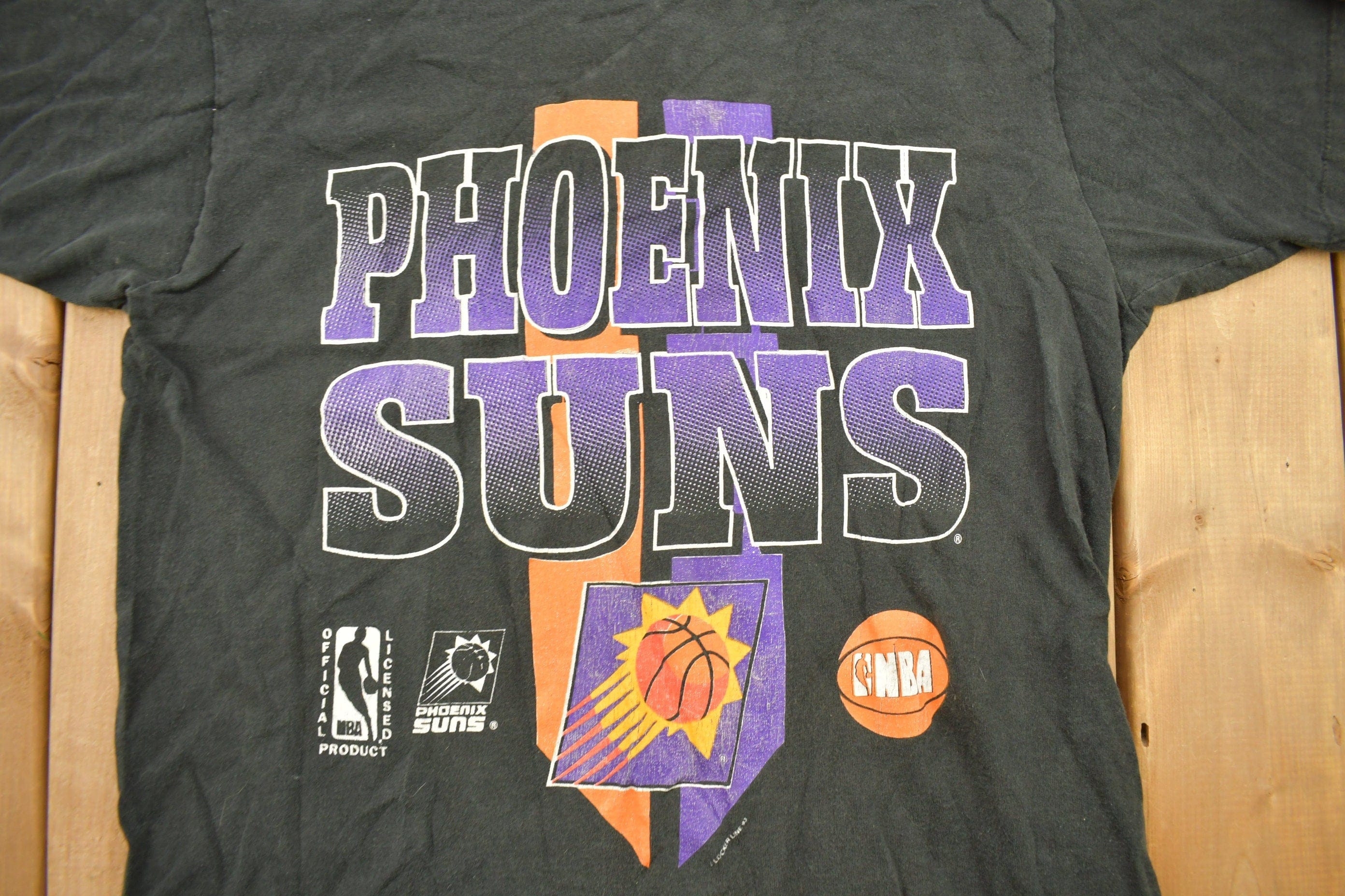 Vintage 1993 Phoenix Suns NBA Graphic T-Shirt Men's Large - Image 3