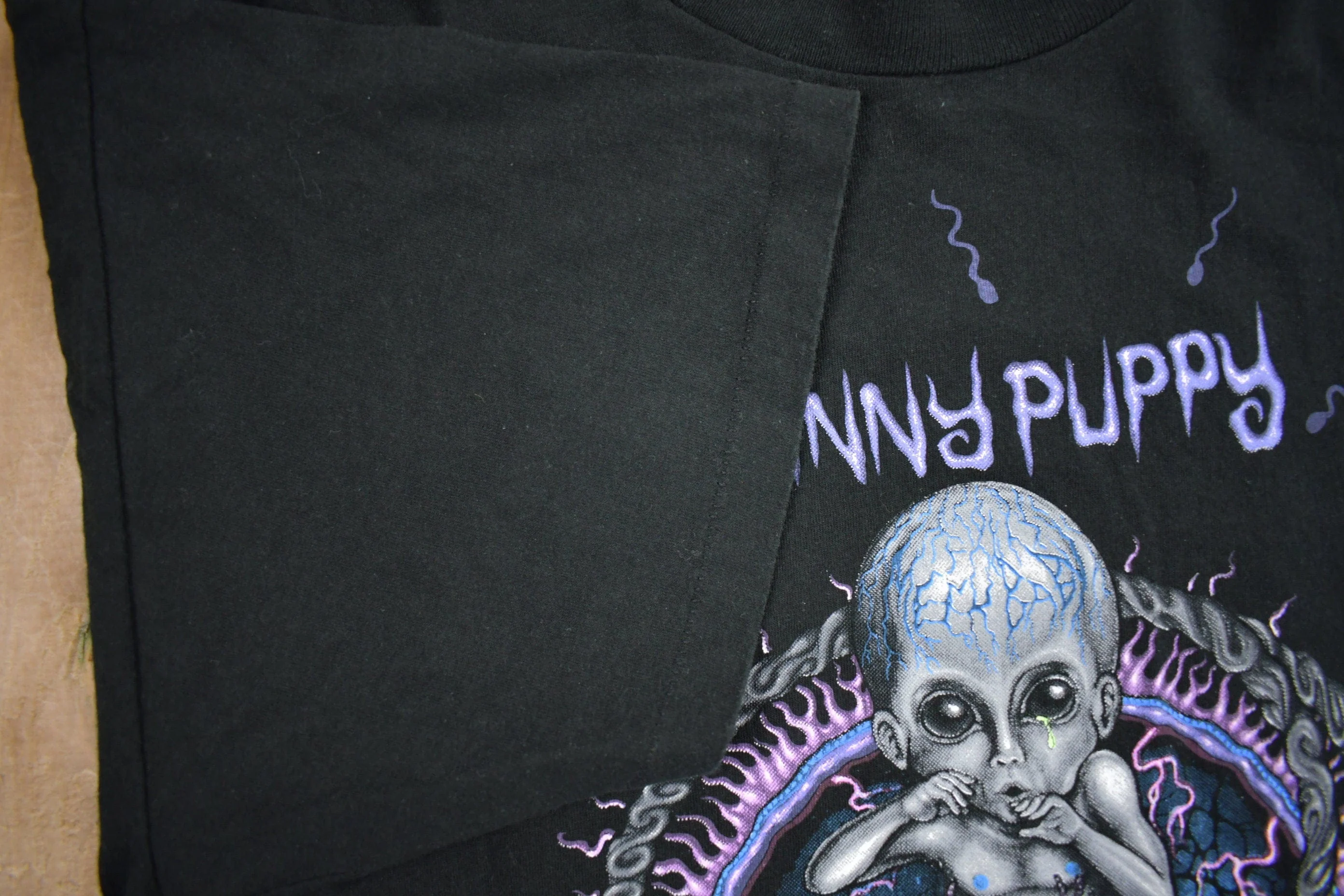 Vintage 1993 Skinny Puppy Band T-shirt Men's XL - Image 6