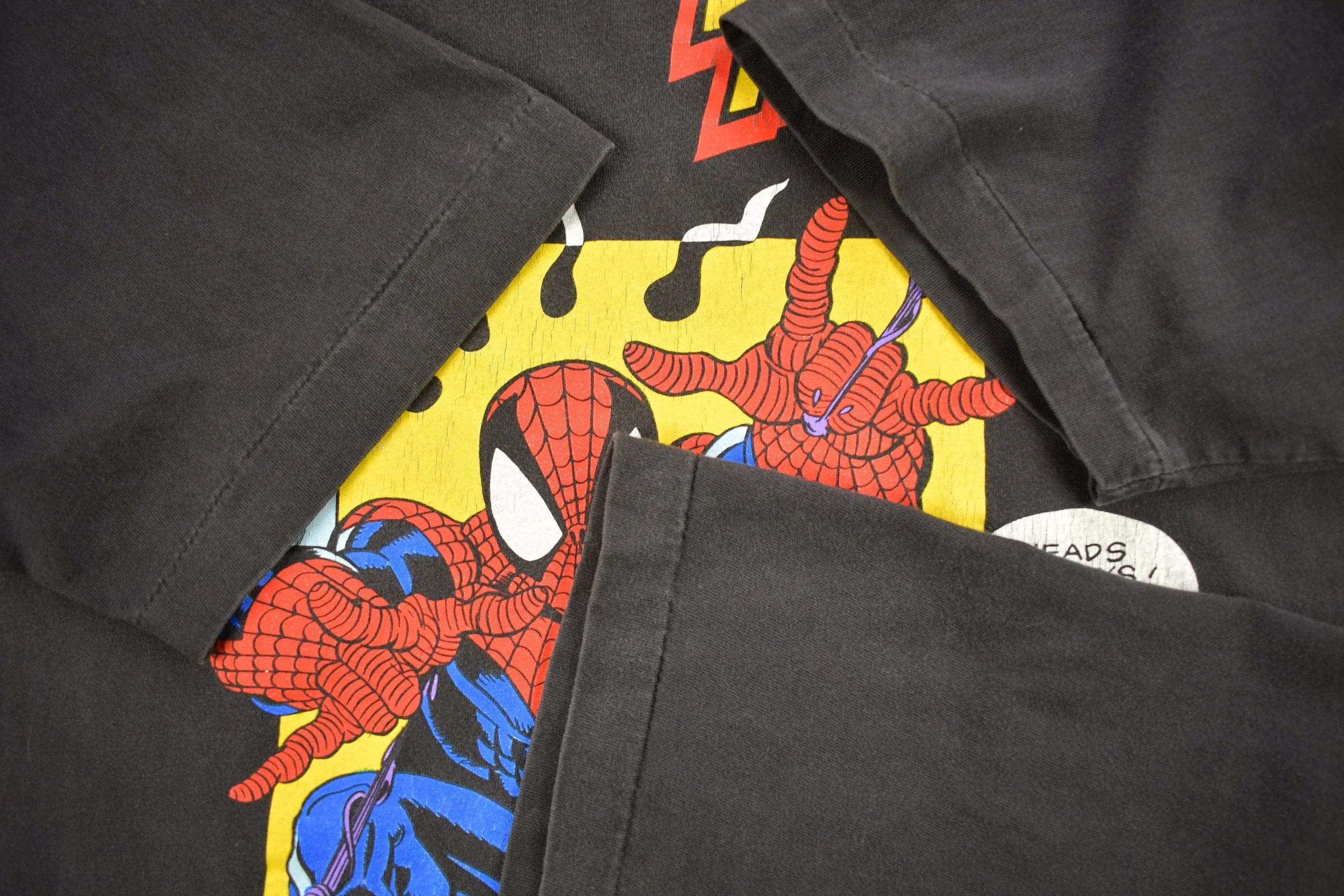Vintage 1993 Spiderman MARVEL Comics Comicbook Promo T-shirt Men's 2XL - Image 5